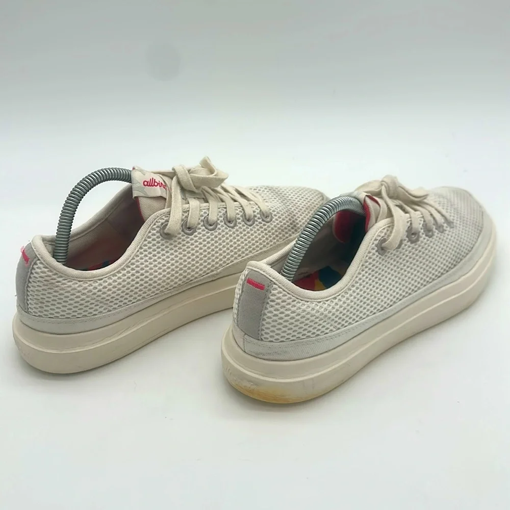 Women's allbirds Tree Pipers White Athletic Sneakers Mesh Women’s Size 10.0